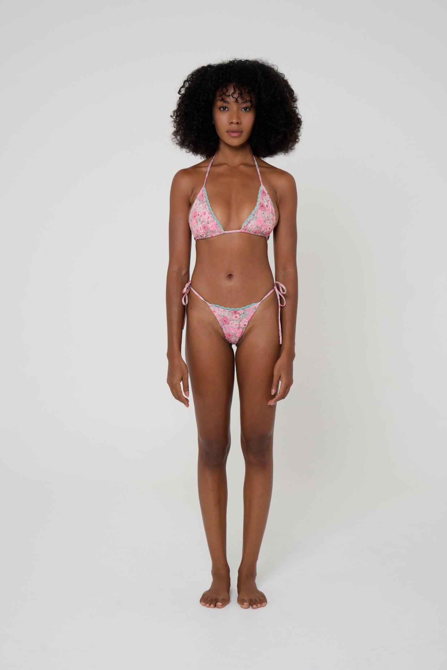 Rozalia Triangle Top - Petal Moss