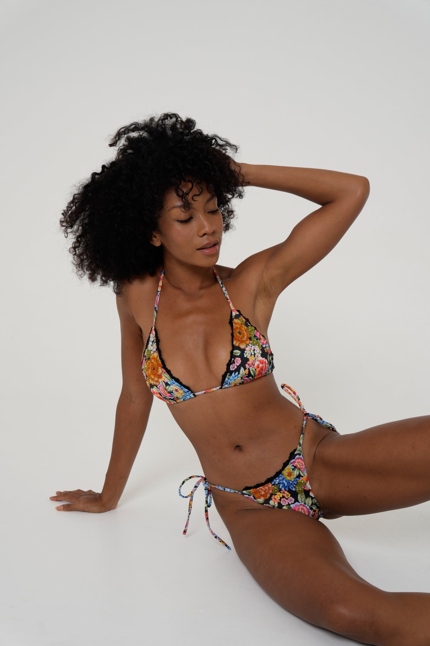 Rozalia Triangle Bottoms - Eden Noir